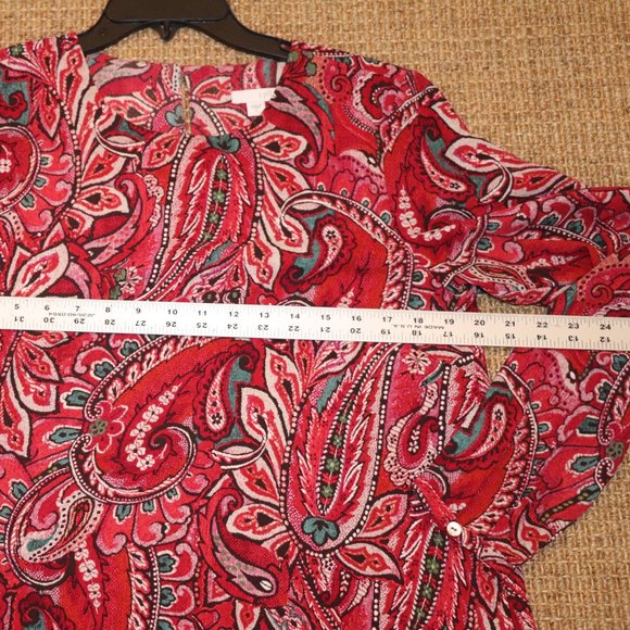 J Jill Paisley Tunic - Picture 7 of 8